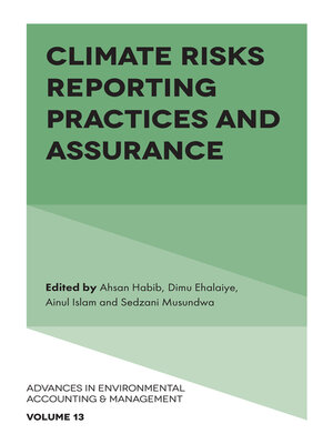 cover image of Climate Risks Reporting Practices and Assurance